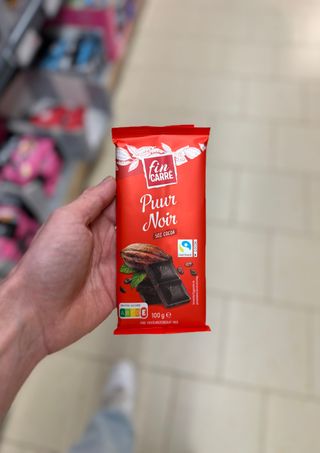 Fin carré chocolade