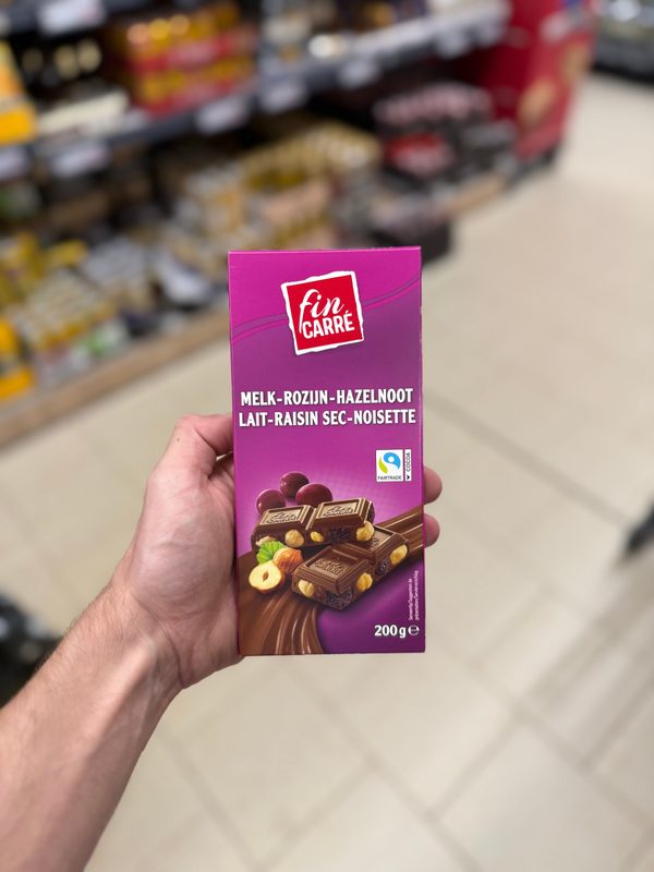 Melk-Rozijn-Hazelnoot