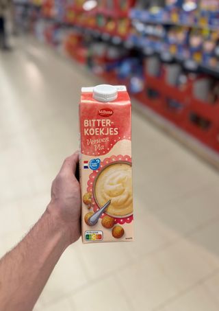 Bitterkoekjes Verwen Vla