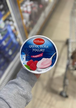 Greek Style Yogurt Raspberry