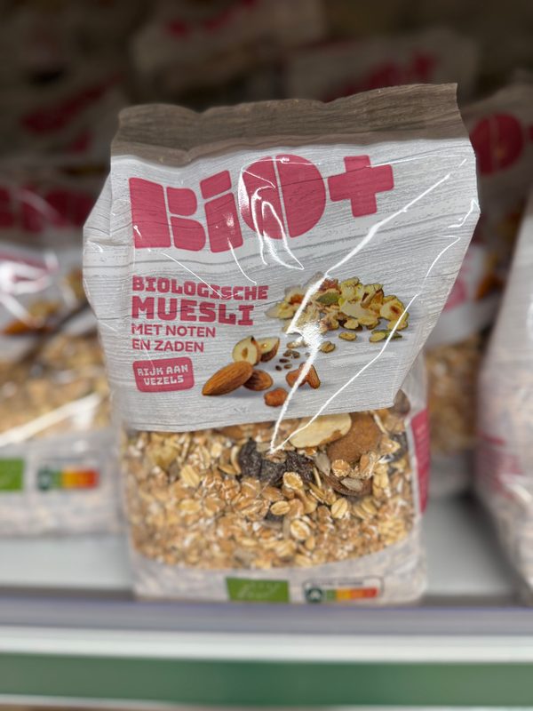Biologische Muesli met Noten en Zaden