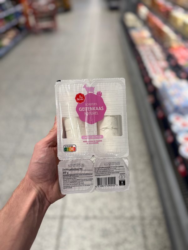 Schijfjes Geitenkaas Naturel