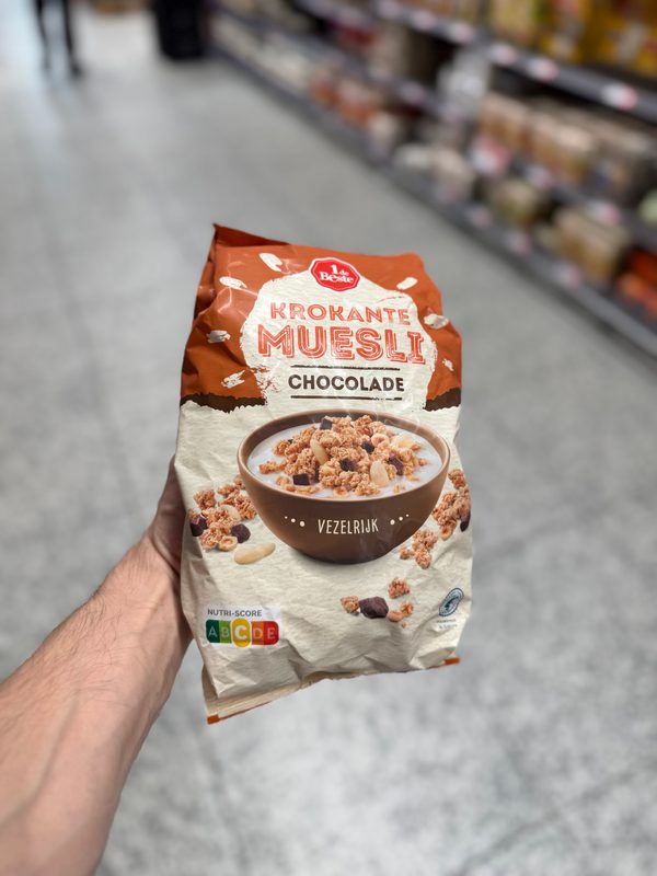 Krokante Muesli Chocolade
