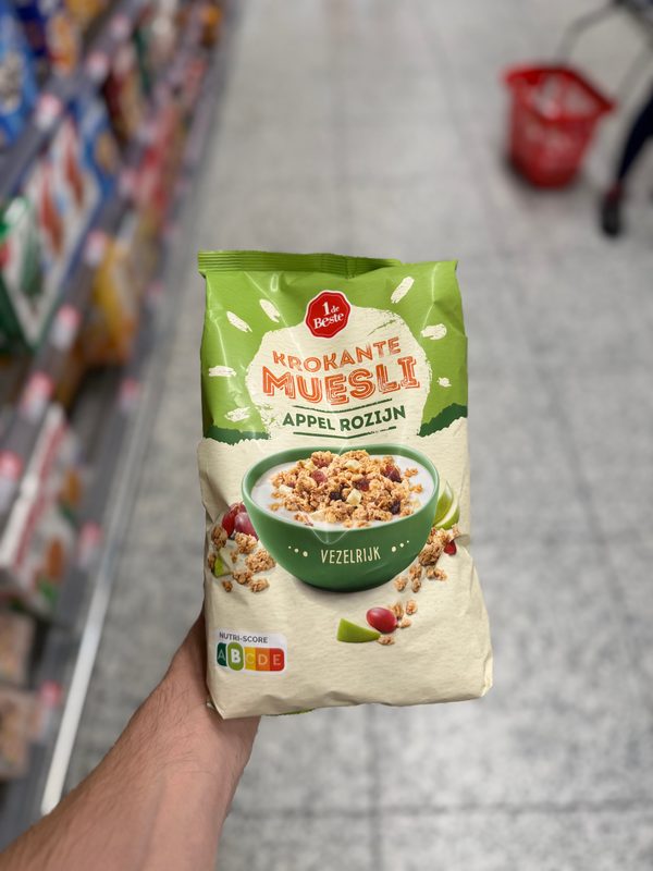 Krokante Muesli Apel Rozijn