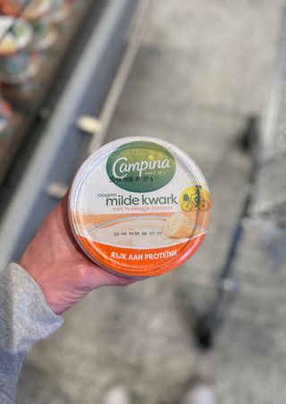 Magere Milde Kwark met 'n Vleugje Banaan