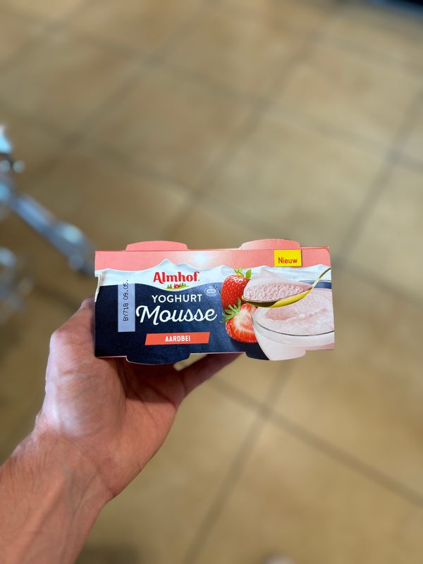 Yoghurt Mousse Aardbei