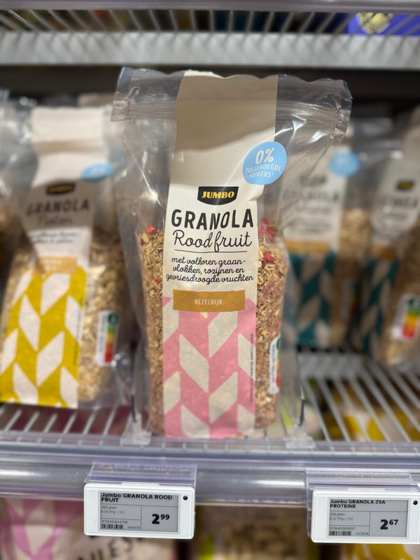 Granola Rood Fruit