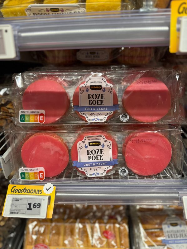 Roze Koek Zoet & Zacht