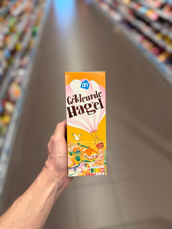 Gekleurde Hagel met Vruchtensmaak