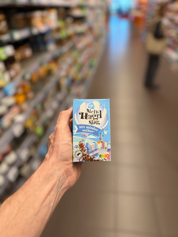 Melk Hagel Slag 30% Minder Suiker