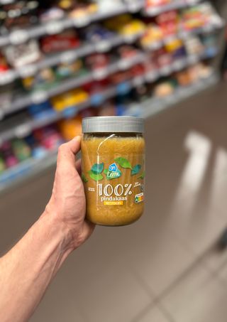 100% Pindakaas met Stukjes