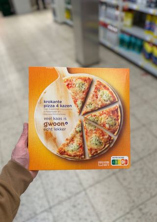 Krokante Pizza Vier Kazen