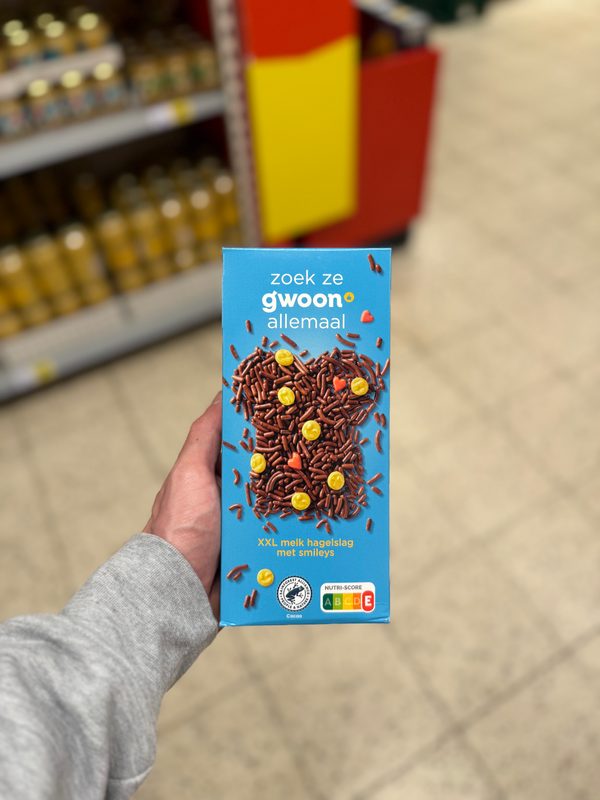 XXL Melk Hagelslag met Smileys