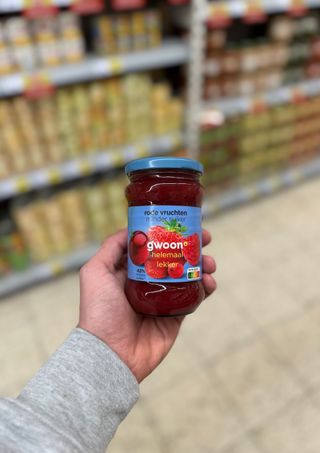 Extra Jam Rode Vruchten Minder Suiker