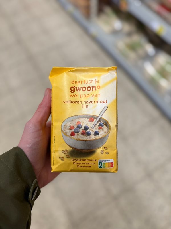 Volkoren Havermout Fijn