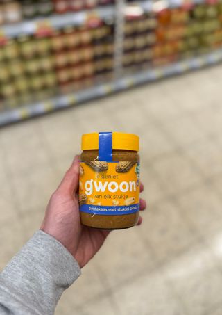 Pindakaas met Stukjes Pinda