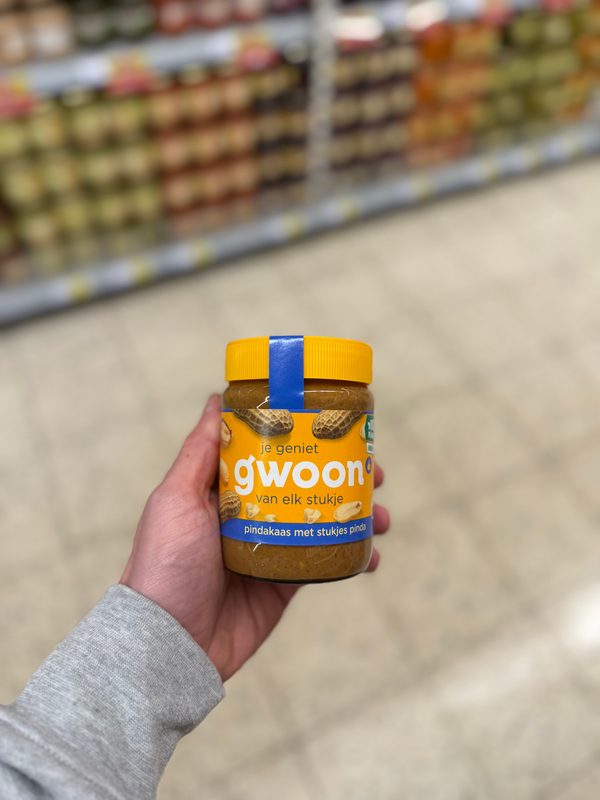Pindakaas met Stukjes Pinda