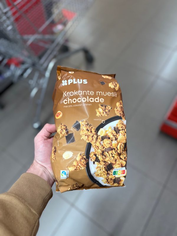 Krokante Muesli Chocolade