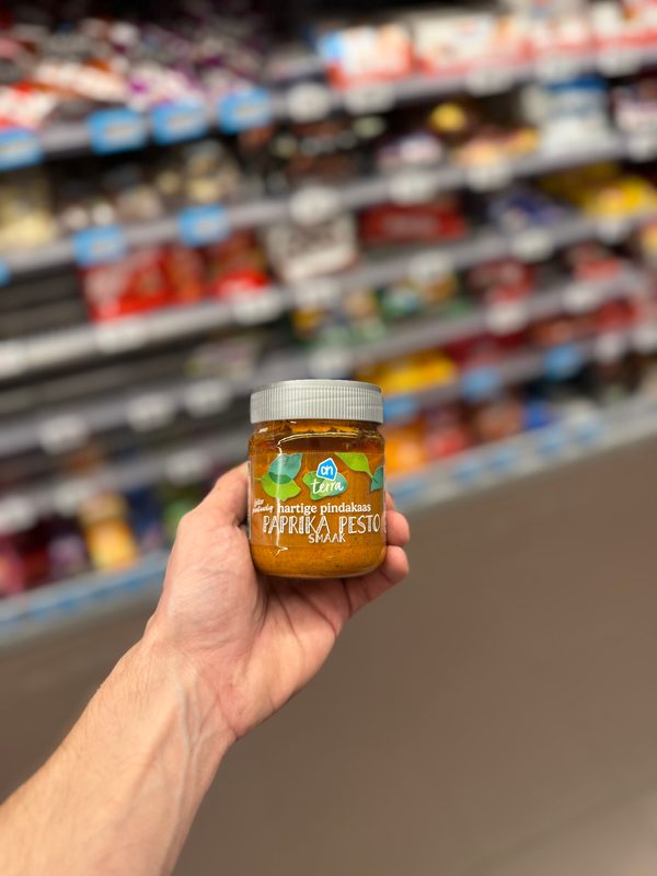 Hartige Pindakaas Paprika Pesto Smaak