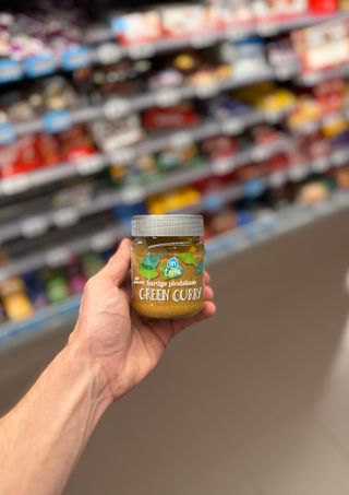 Hartige Pindakaas Green Curry